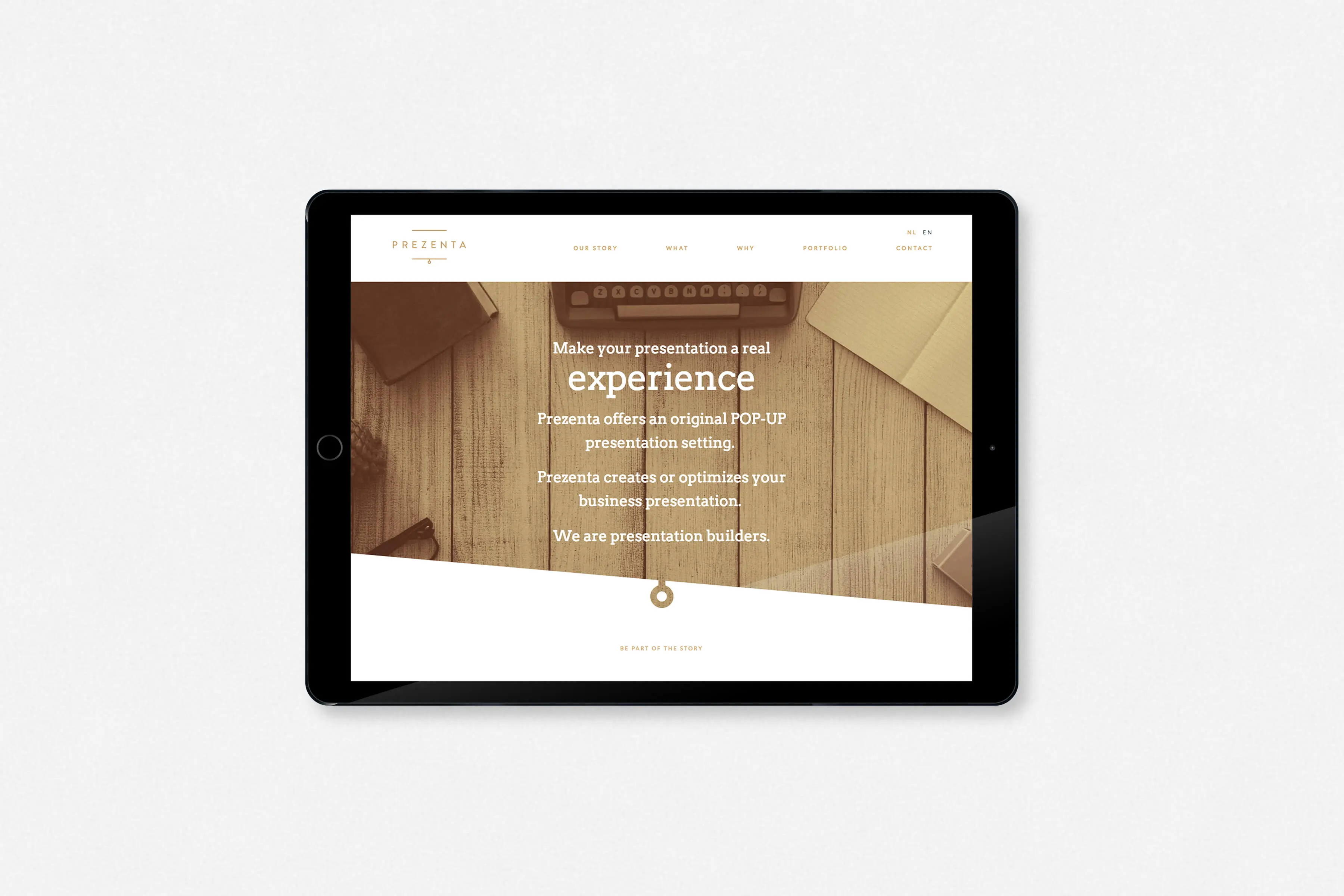 Prezenta, case visual