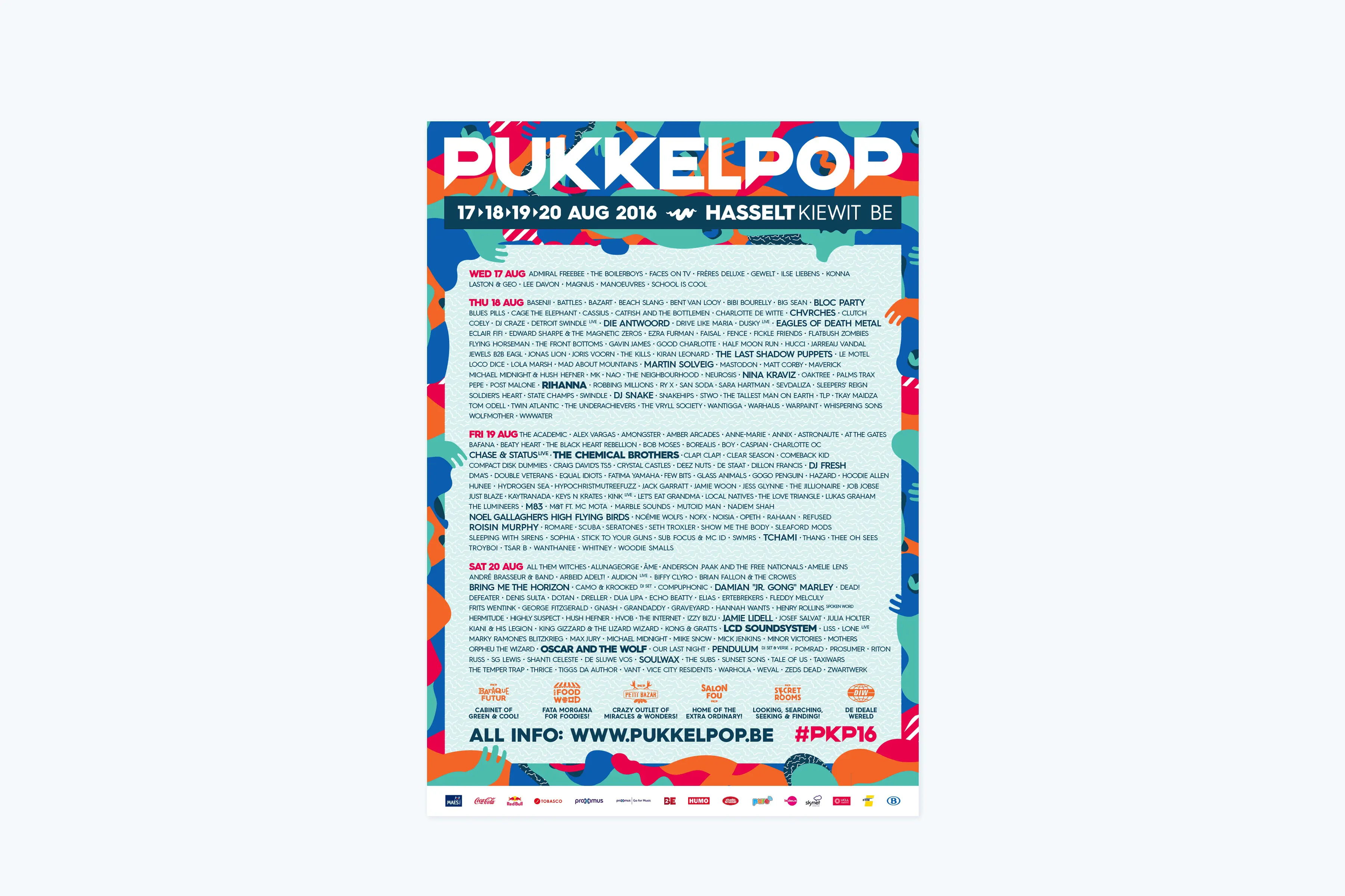 Pukkelpop 2016, case visual
