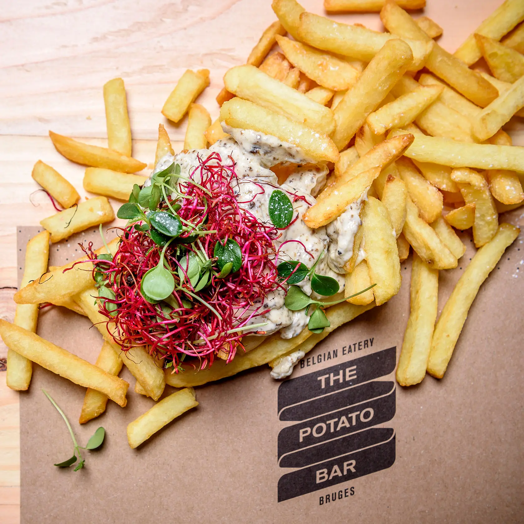 The Potato Bar, case visual