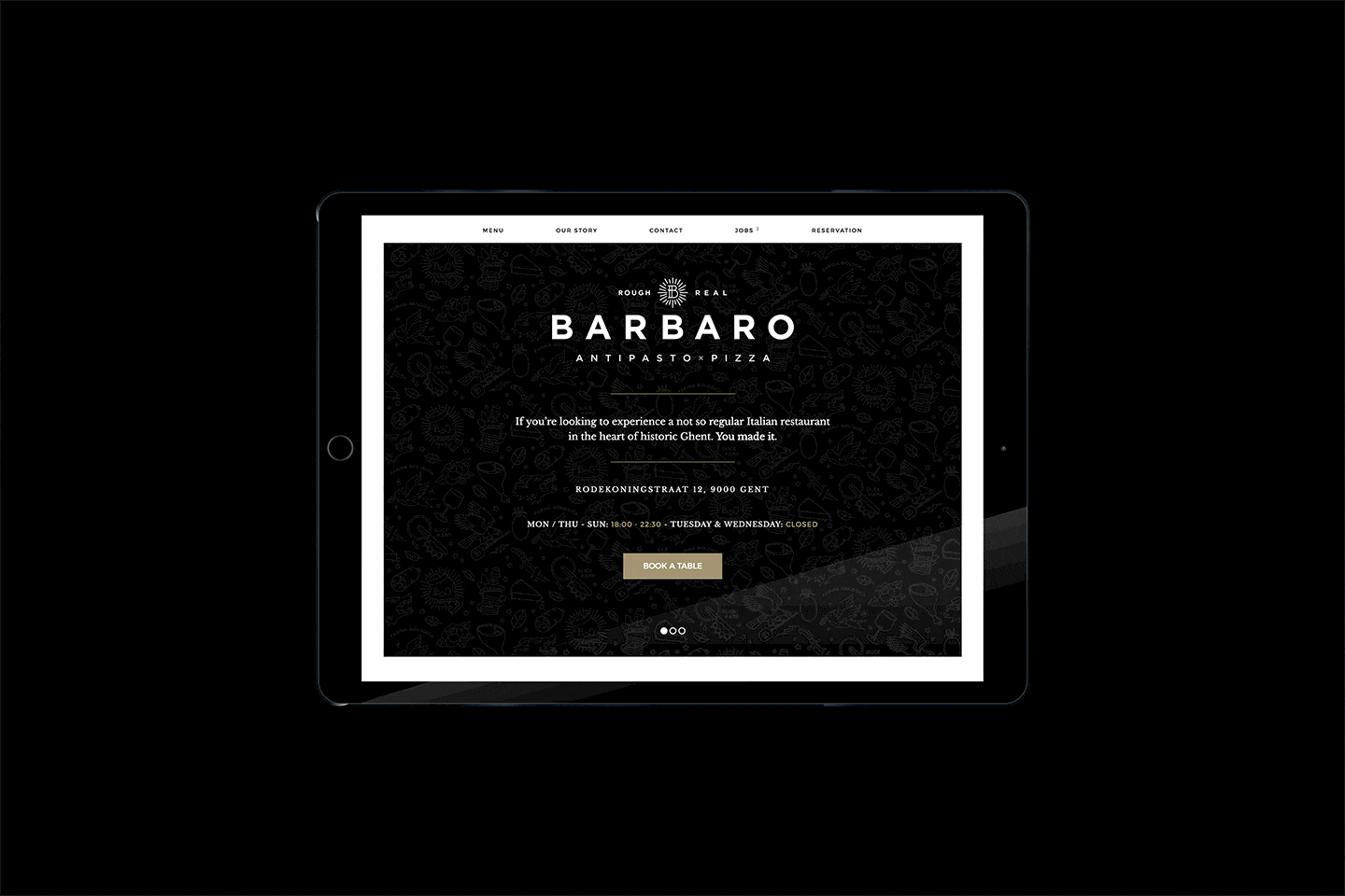 Barbaro, case visual