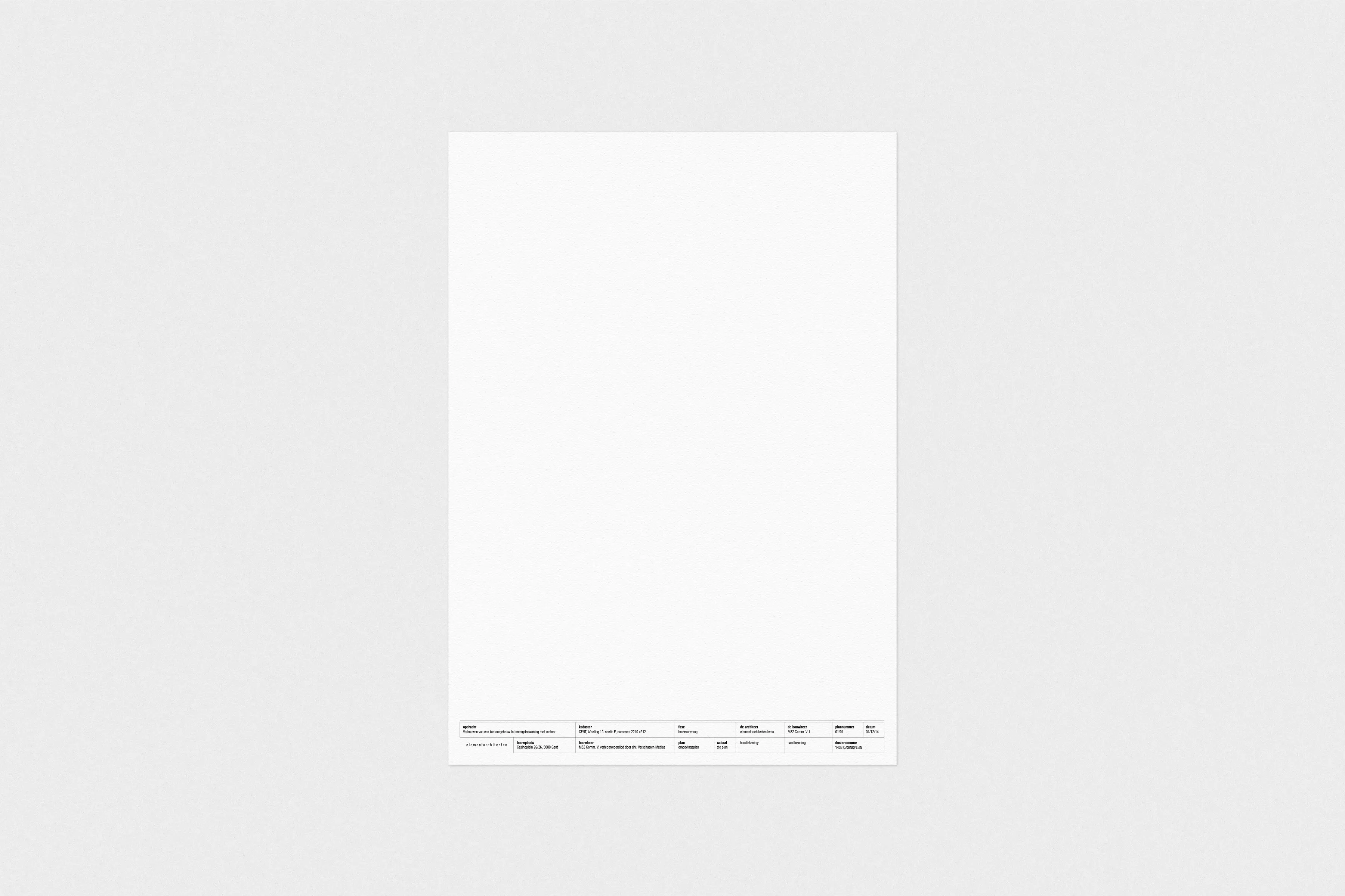 Element Architecten, case visual