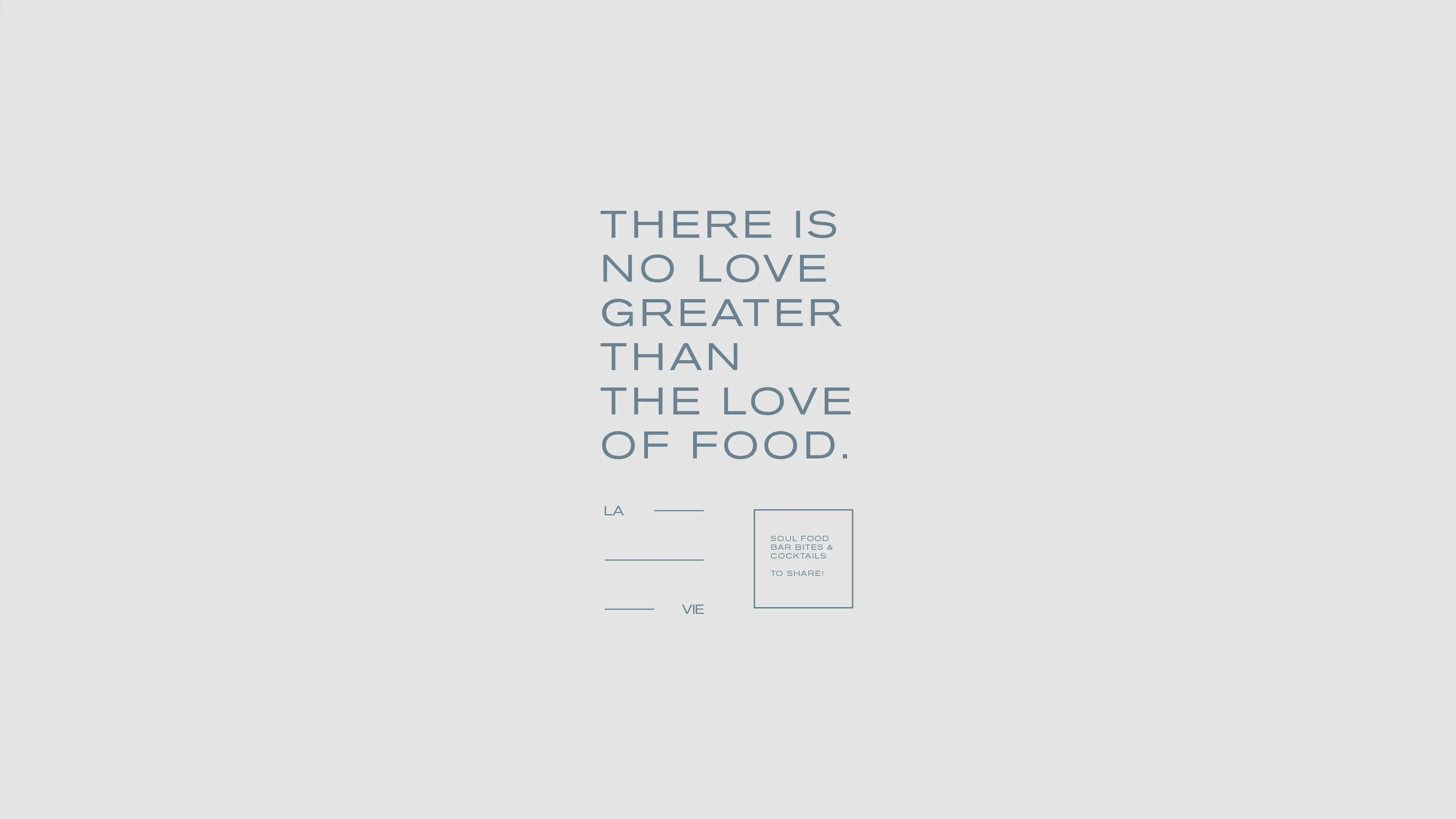 La Vie, case visual