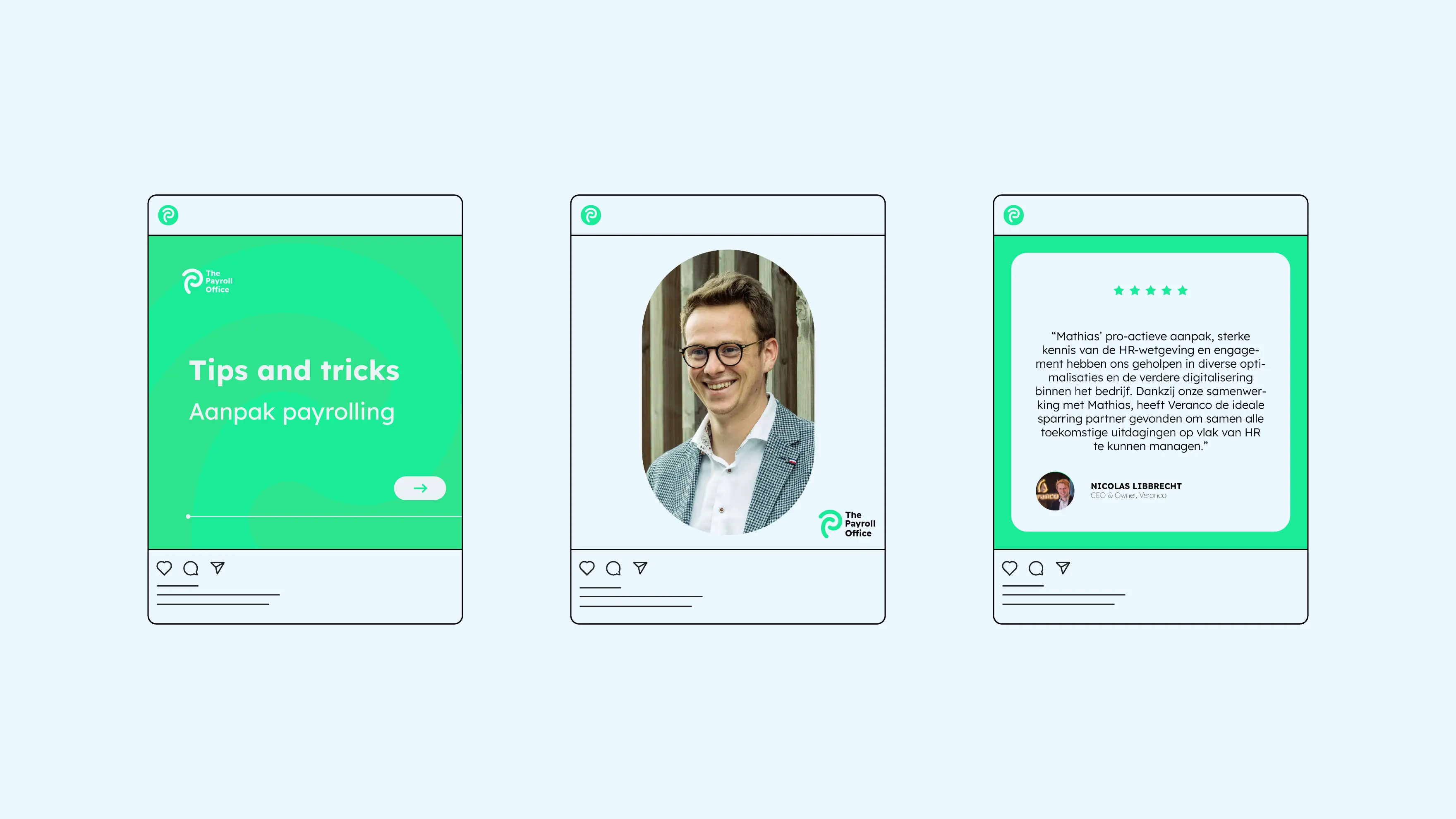 The Payroll Office, Social Media