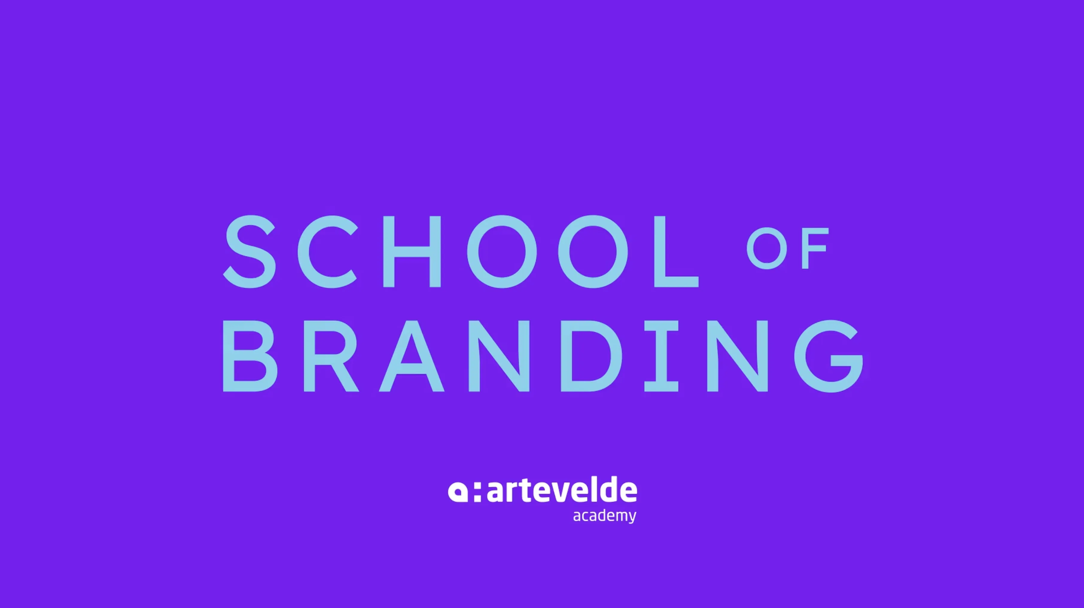 We contribute to School of Branding by Artevelde Academy