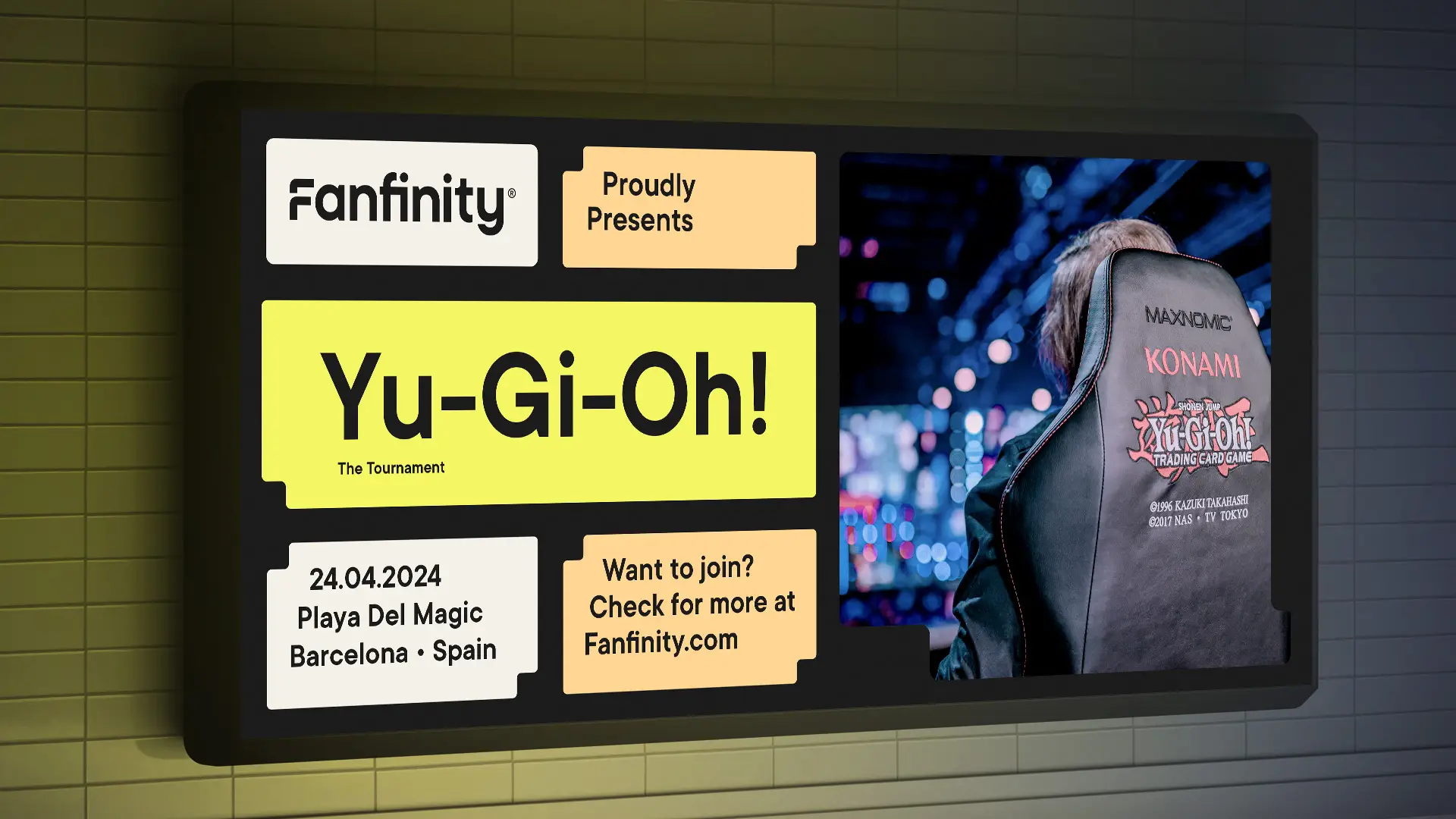 Fanfinity, case visual